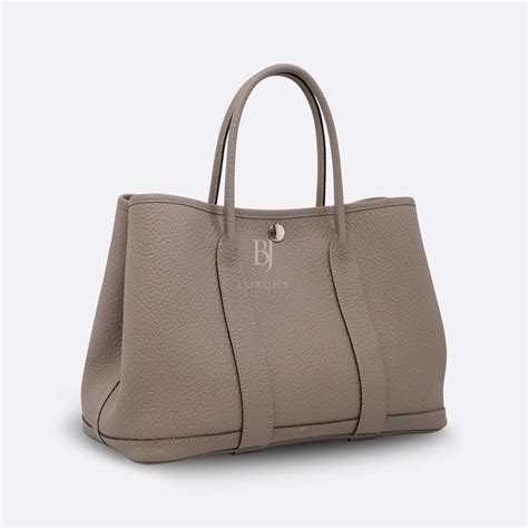 hermes garden party gris asphalt|Hermes garden tote size.